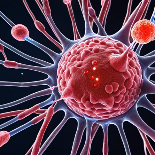 Home 10 **Prompt for Image 1 (Nanomedicine):**
"Highly detailed, ultra-realistic image of microscopic nanobots actively traveling through a human bloodstream, precisely targeting and delivering medicine to diseased cells (e.g., a tumor), bypassing healthy tissues. The scene should convey a sense of scientific precision and advanced healing, with subtle glowing particles representing the therapeutic agents. Emphasize the intricate network of veins and cells, viewed through a futuristic microscopic lens, with a clean and sterile, yet hopeful, medical aesthetic. Volumetric lighting, macro photography style."