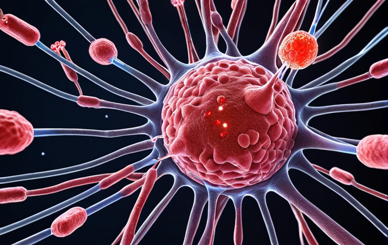 **Prompt for Image 1 (Nanomedicine):**
"Highly detailed, ultra-realistic image of microscopic nanobots actively traveling through a human bloodstream, precisely targeting and delivering medicine to diseased cells (e.g., a tumor), bypassing healthy tissues. The scene should convey a sense of scientific precision and advanced healing, with subtle glowing particles representing the therapeutic agents. Emphasize the intricate network of veins and cells, viewed through a futuristic microscopic lens, with a clean and sterile, yet hopeful, medical aesthetic. Volumetric lighting, macro photography style."