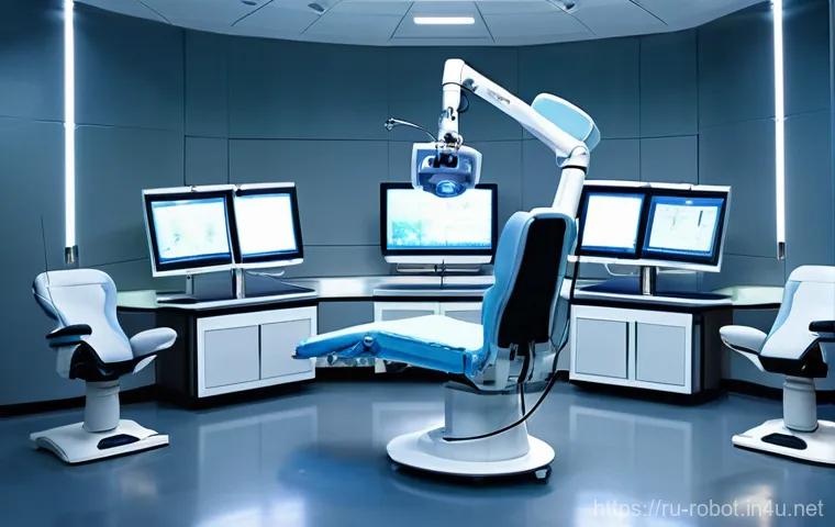 로봇을 활용한 수술 기술 - **Prompt 1: High-Precision Robotic Surgery**
"A highly skilled surgeon, wearing sterile scrubs a...