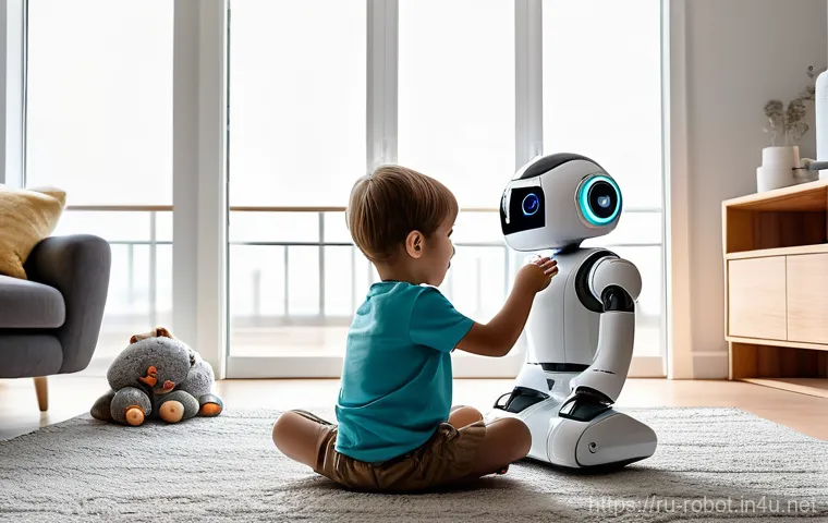 로봇 딥러닝 적용 - **AI-Powered Precision Manufacturing:** A wide-angle, high-definition photograph of a clean, brightl...